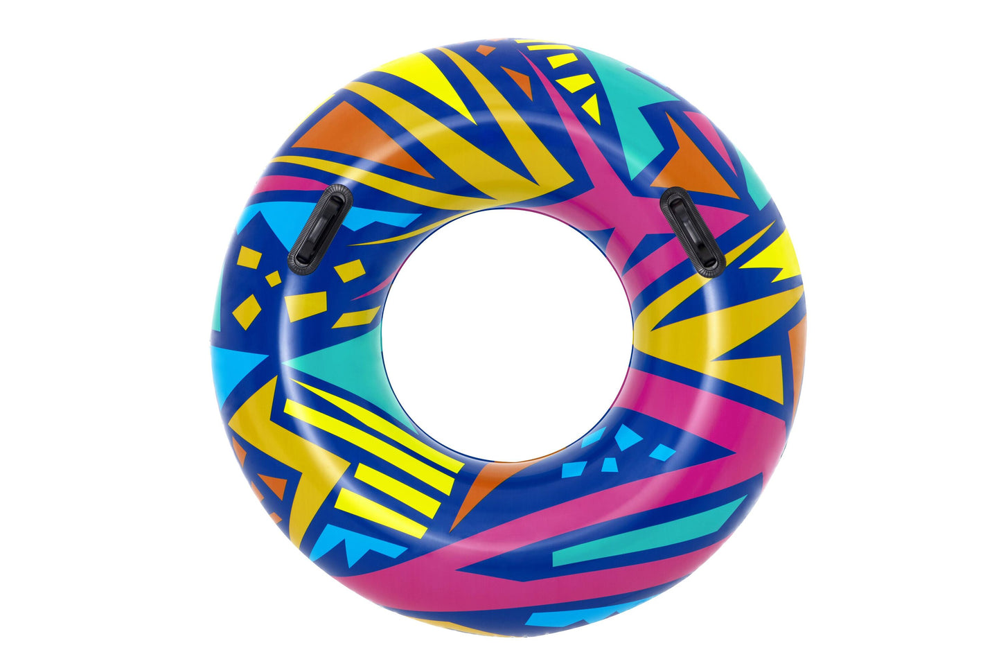 Bestway 1.07m Geometric Swim Ring (Contents: 1 Swim Ring, Repair Patch) - Age 12+