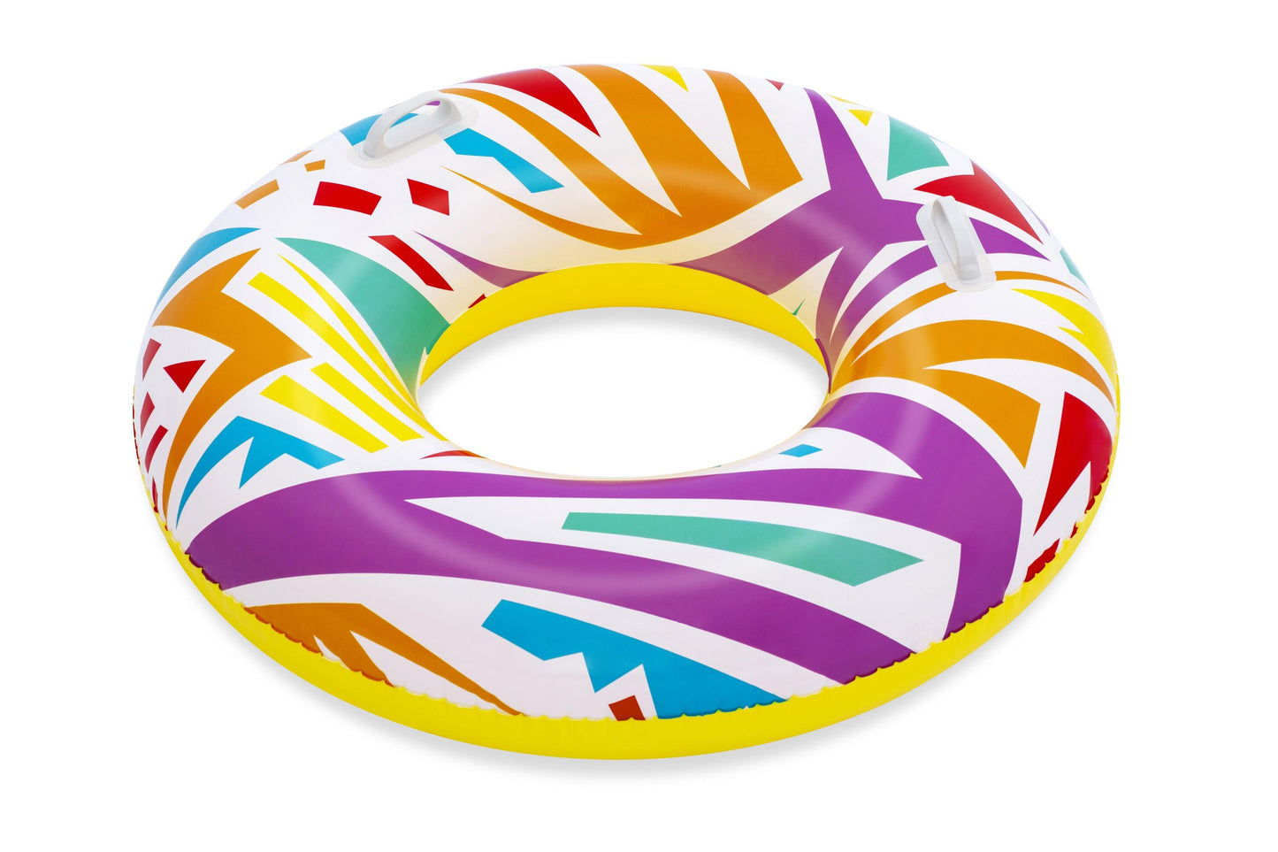 Bestway 1.07m Geometric Swim Ring (Contents: 1 Swim Ring, Repair Patch) - Age 12+