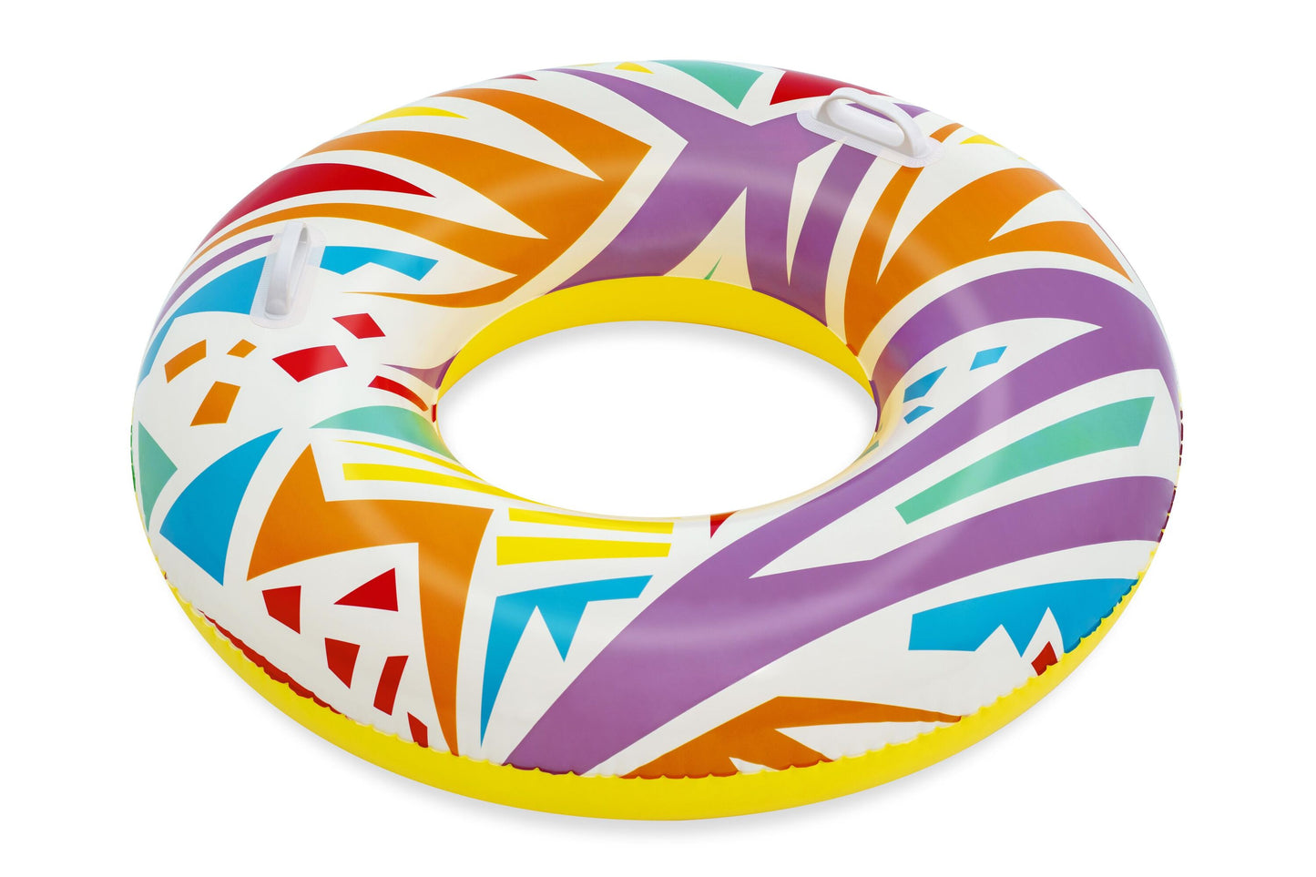 Bestway 1.07m Geometric Swim Ring (Contents: 1 Swim Ring, Repair Patch) - Age 12+