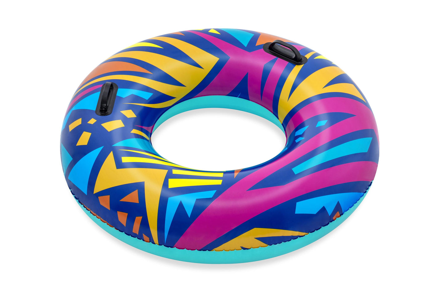 Bestway 1.07m Geometric Swim Ring (Contents: 1 Swim Ring, Repair Patch) - Age 12+