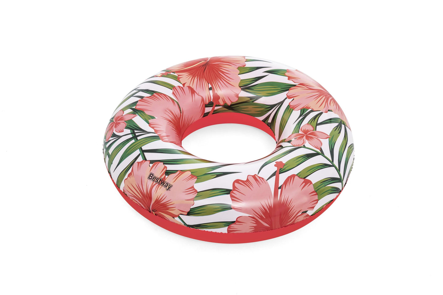 Bestway 1.19m Tropical Palms Swim Tube (1 Swim Tube, Repair Patch) - Age 12+