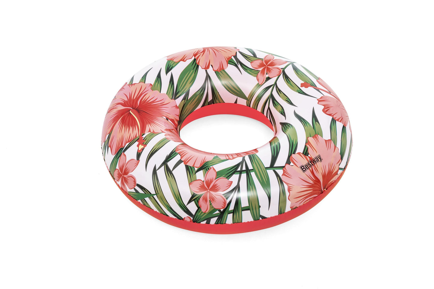 Bestway 1.19m Tropical Palms Swim Tube (1 Swim Tube, Repair Patch) - Age 12+
