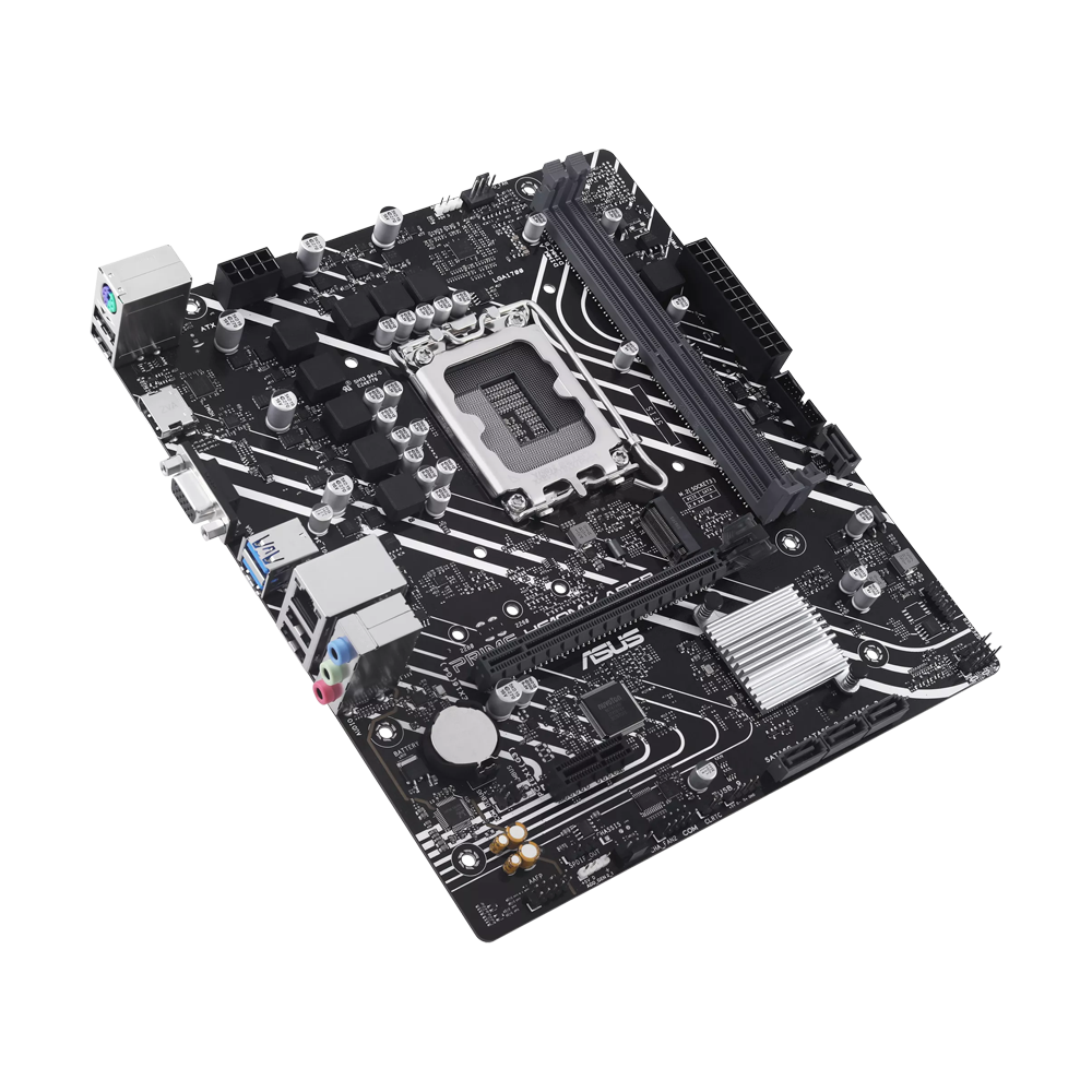 ASUS PRIME H610M-K Motherboard - ARGB / DDR5 / Ethernet / USB- Black