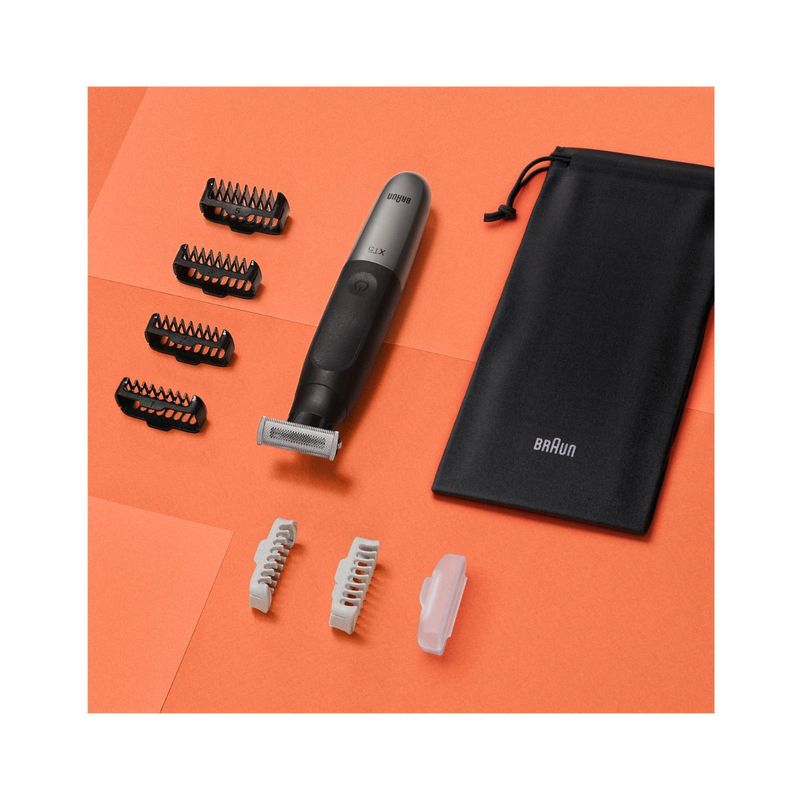Braun Series XT55200 Beard Trimmer & Body Shaver For Face & Body Hair Removal - Black / Grey