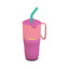 Klean Kanteen Rise 26oz Tumbler W/Flip Straw Lid - Pink Lemonade Kaleidoscope