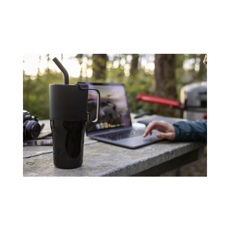 Klean Kanteen Rise 26oz Tumbler W/Flip Straw Lid - Black