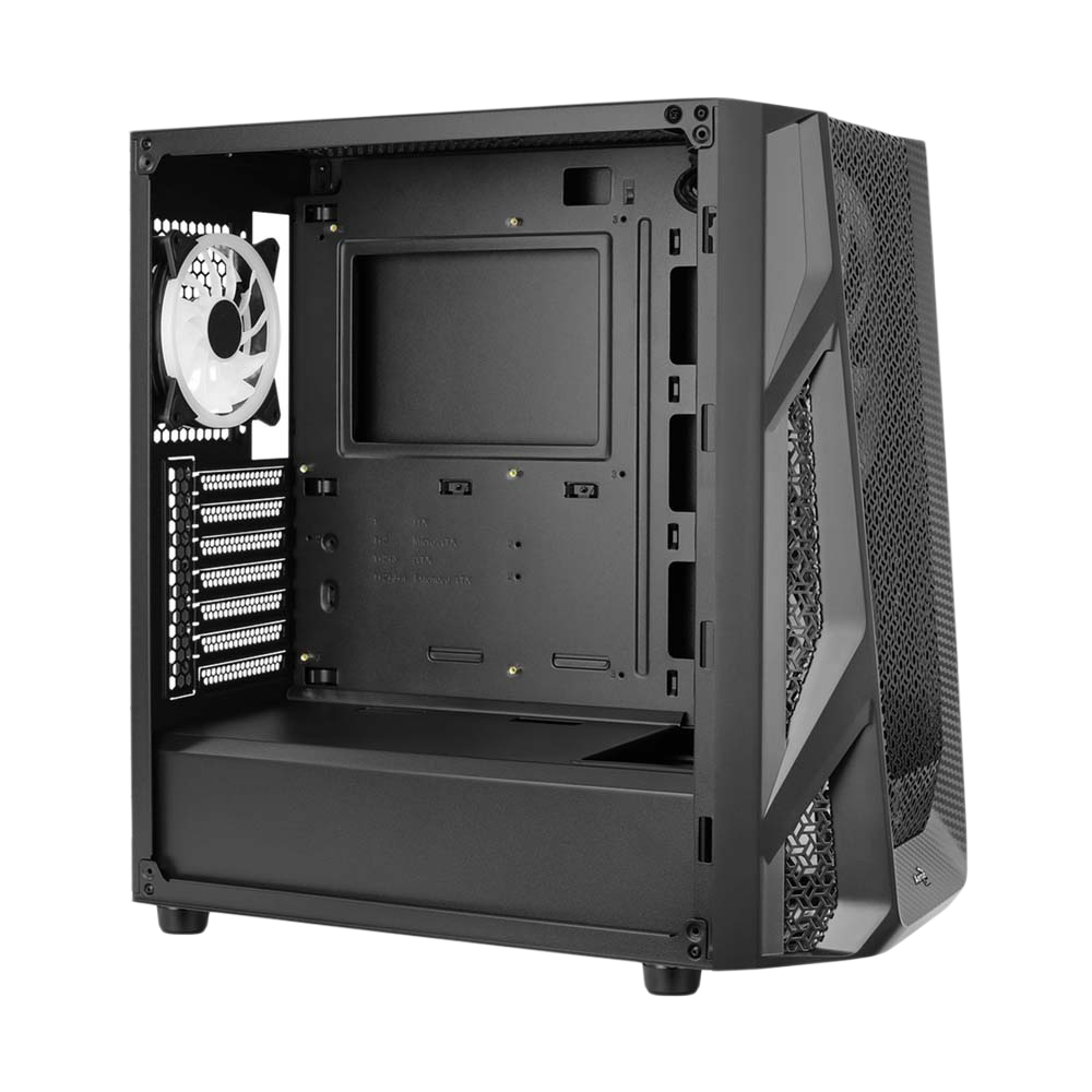 Aerocool AirHawk Duo ARGB Mid Tower Case - Black