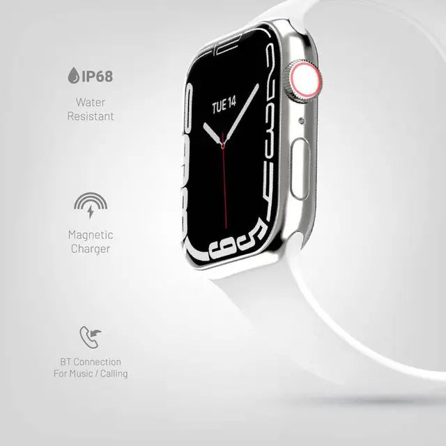 Porodo Watch 8 + - Silver Smart Watches