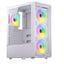 Twisted Minds Phantom Series ATX Mid Tower Gaming Case - White (4 ARGB Fans Included)