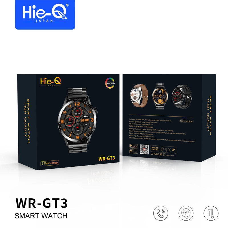 Hie-Q WR - GT3 Smart Watch - Bluetooth Smart Watches