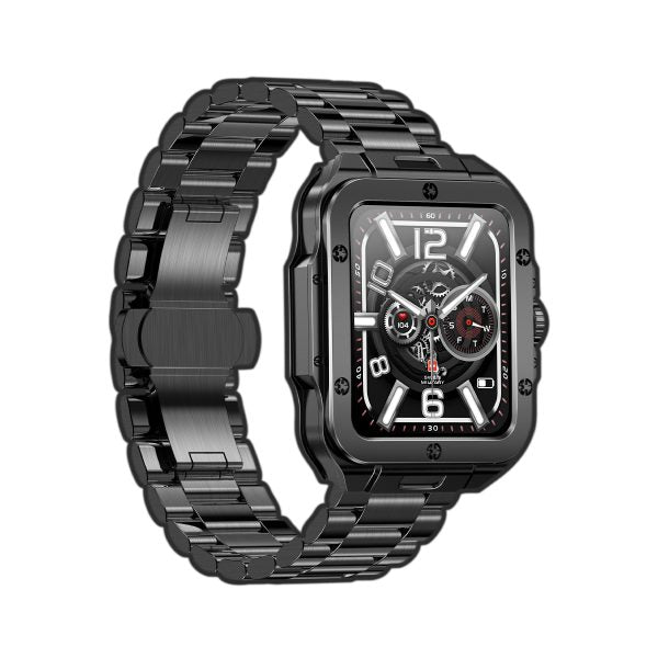 Swiss Military Smart Watch Gun Frame Gun Stainless Steel Strap Smart Watches