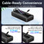 Vention Power Bank 20000mAh (Micro-USB + USB-C + USB-A + USB-A) with Built-in USB-C and Lightning Cables 22.5W - Black