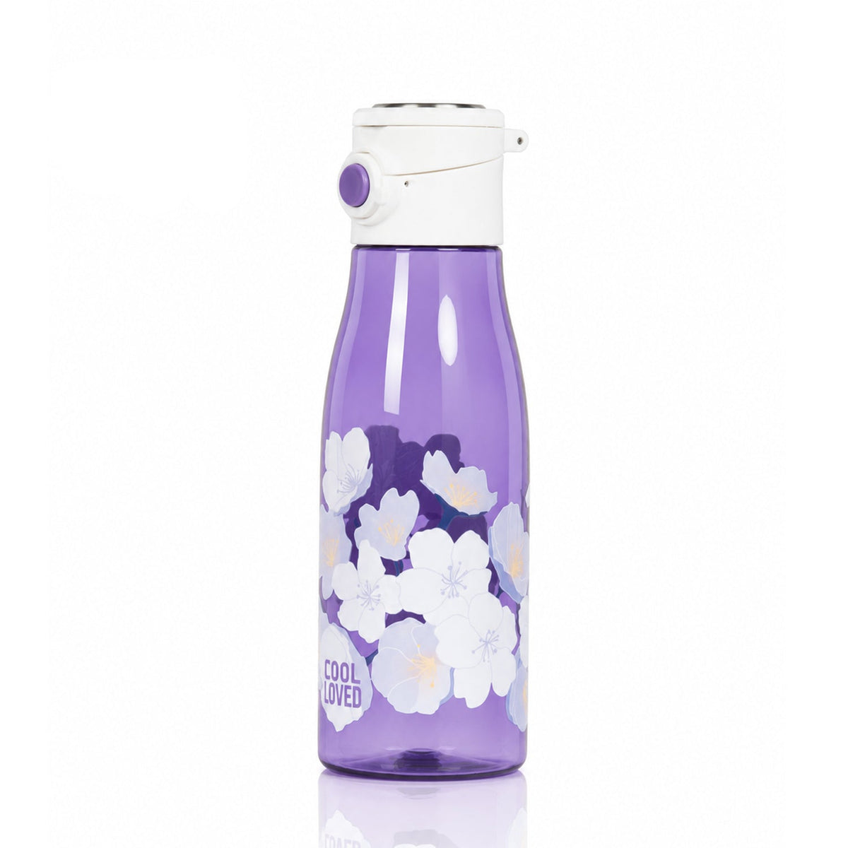 COOL LEVEL Plastic Flower Water Bottle F24 - Assorted