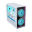 LIAN LI Lancool 217 INF Mid Tower ATX Gaming Case - White (3 Fans Included)