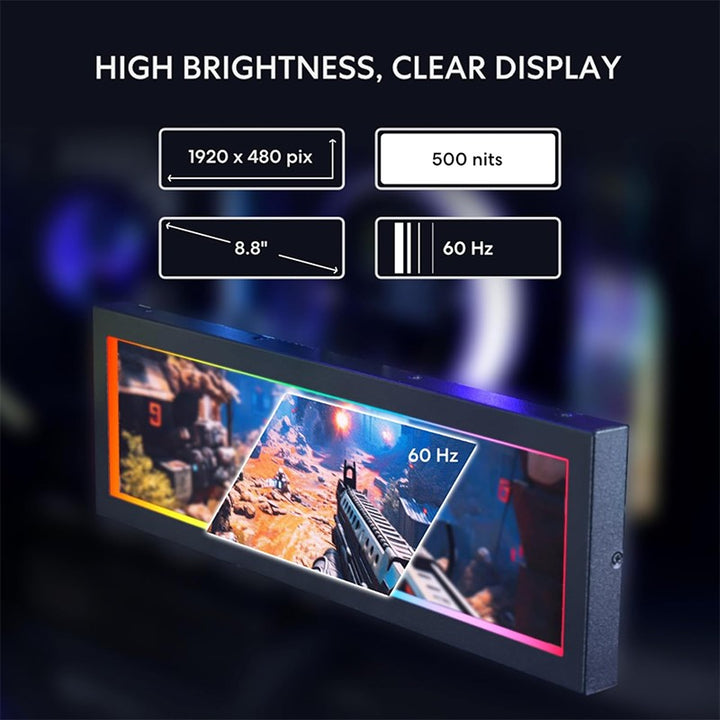 LIAN LI 8.8" IPS LCD Universal Screen (US88v1) - Black
