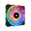 CORSAIR LL140 RGB Dual Light Loop RGB LED Single Case Fan - 140mm / Black