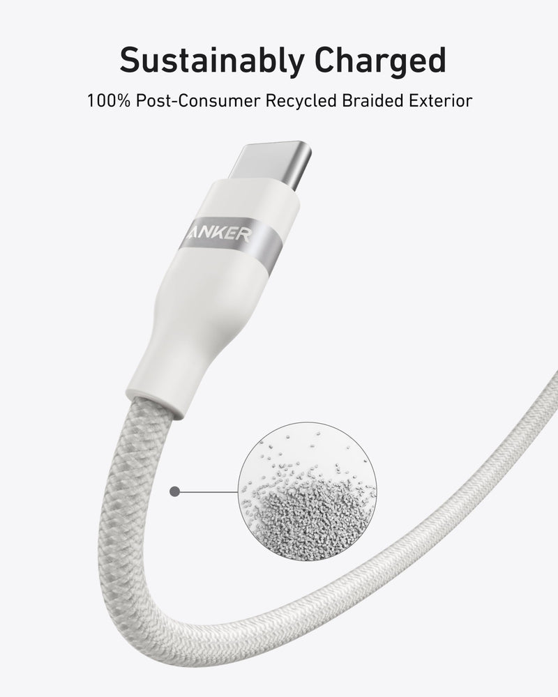 Anker USB-C to USB-C Cable - 3ft / 240W / White