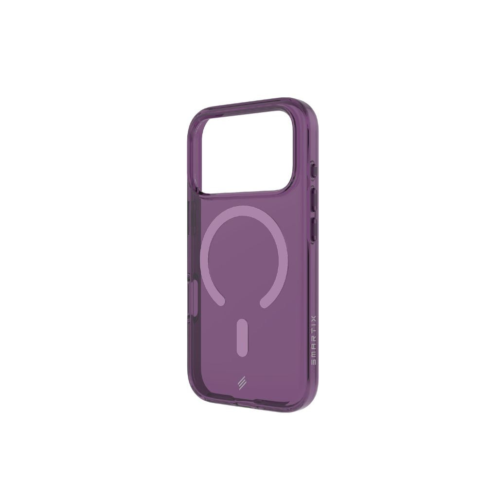 Smartix Ultraguard Magnetic Transparent Dark Cherry Case for Apple iPhone 18 Pro