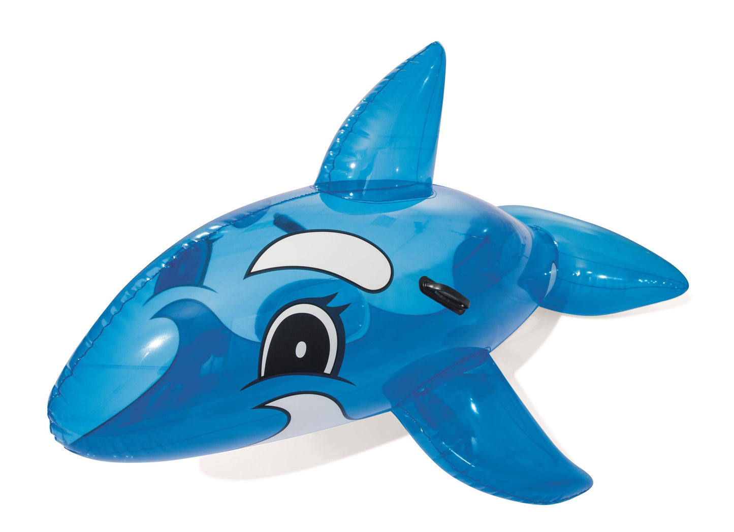 Bestway 1.57m x 94cm Whale Ride-on (Contents: 1 Ride-on, Repair Patch) - Age 3+