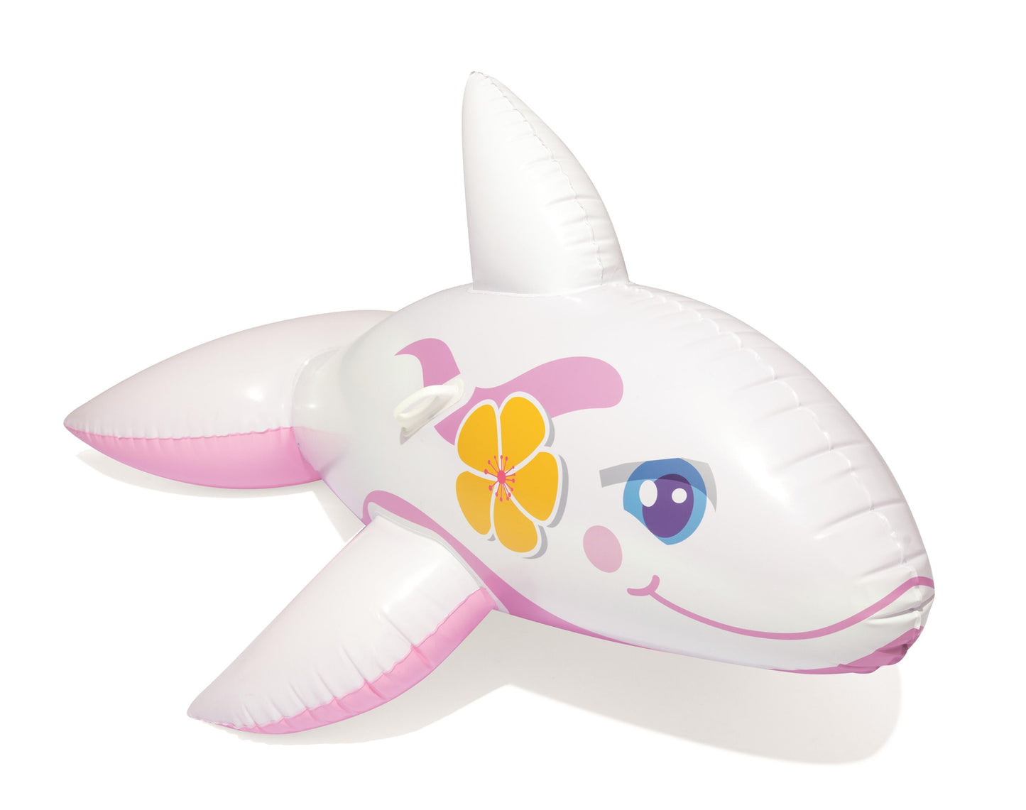 Bestway 1.57m x 94cm Whale Ride-on (Contents: 1 Ride-on, Repair Patch) - Age 3+