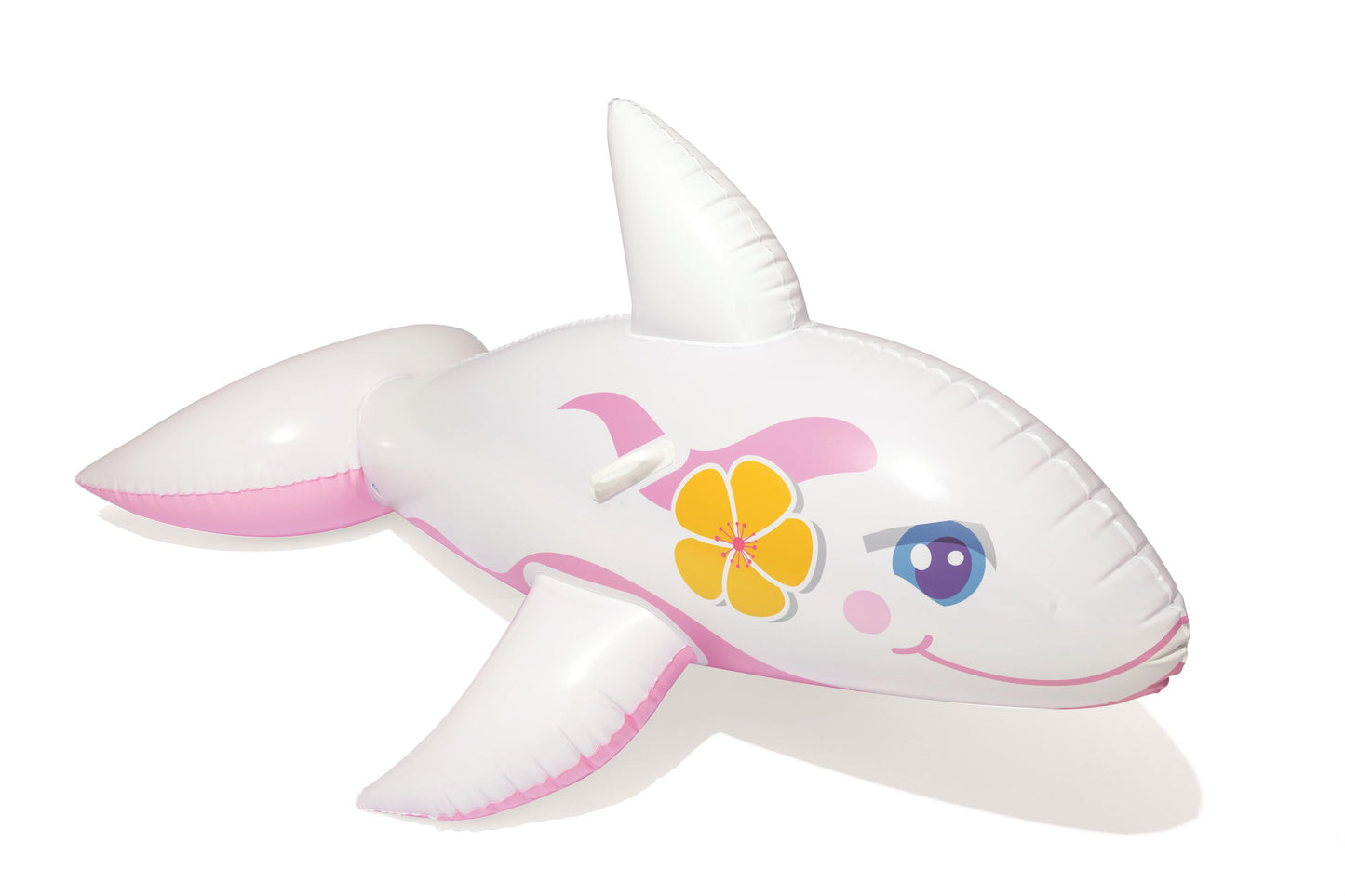 Bestway 1.57m x 94cm Whale Ride-on (Contents: 1 Ride-on, Repair Patch) - Age 3+