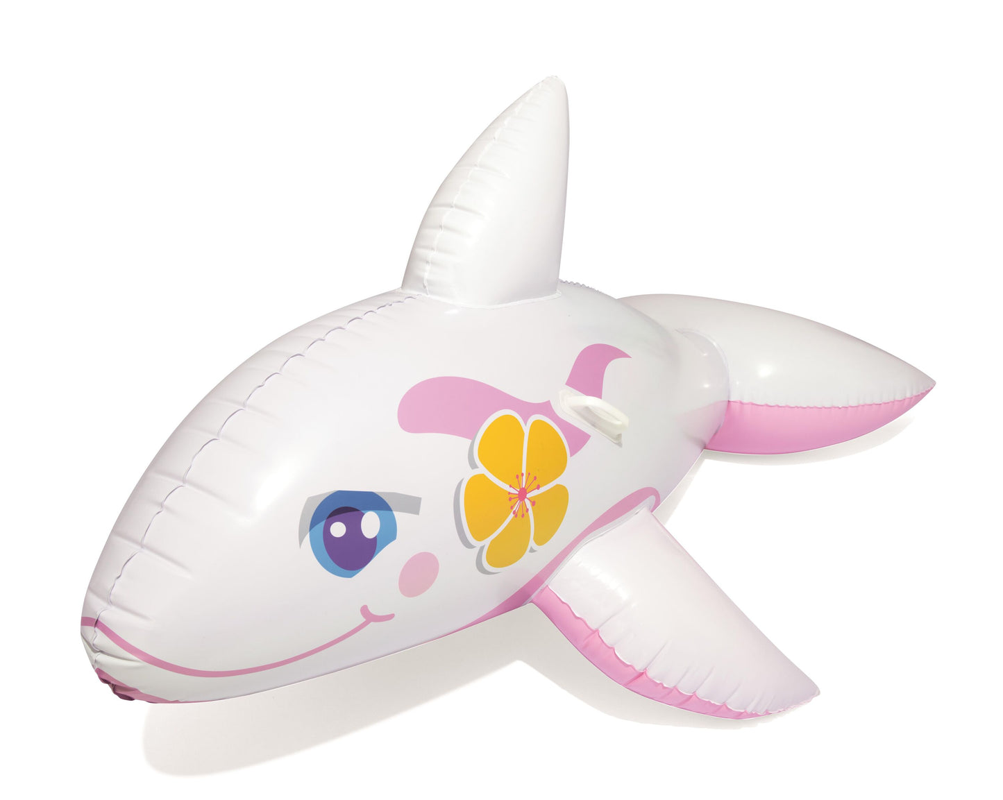Bestway 1.57m x 94cm Whale Ride-on (Contents: 1 Ride-on, Repair Patch) - Age 3+
