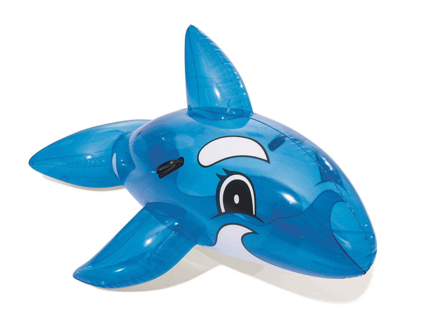 Bestway 1.57m x 94cm Whale Ride-on (Contents: 1 Ride-on, Repair Patch) - Age 3+