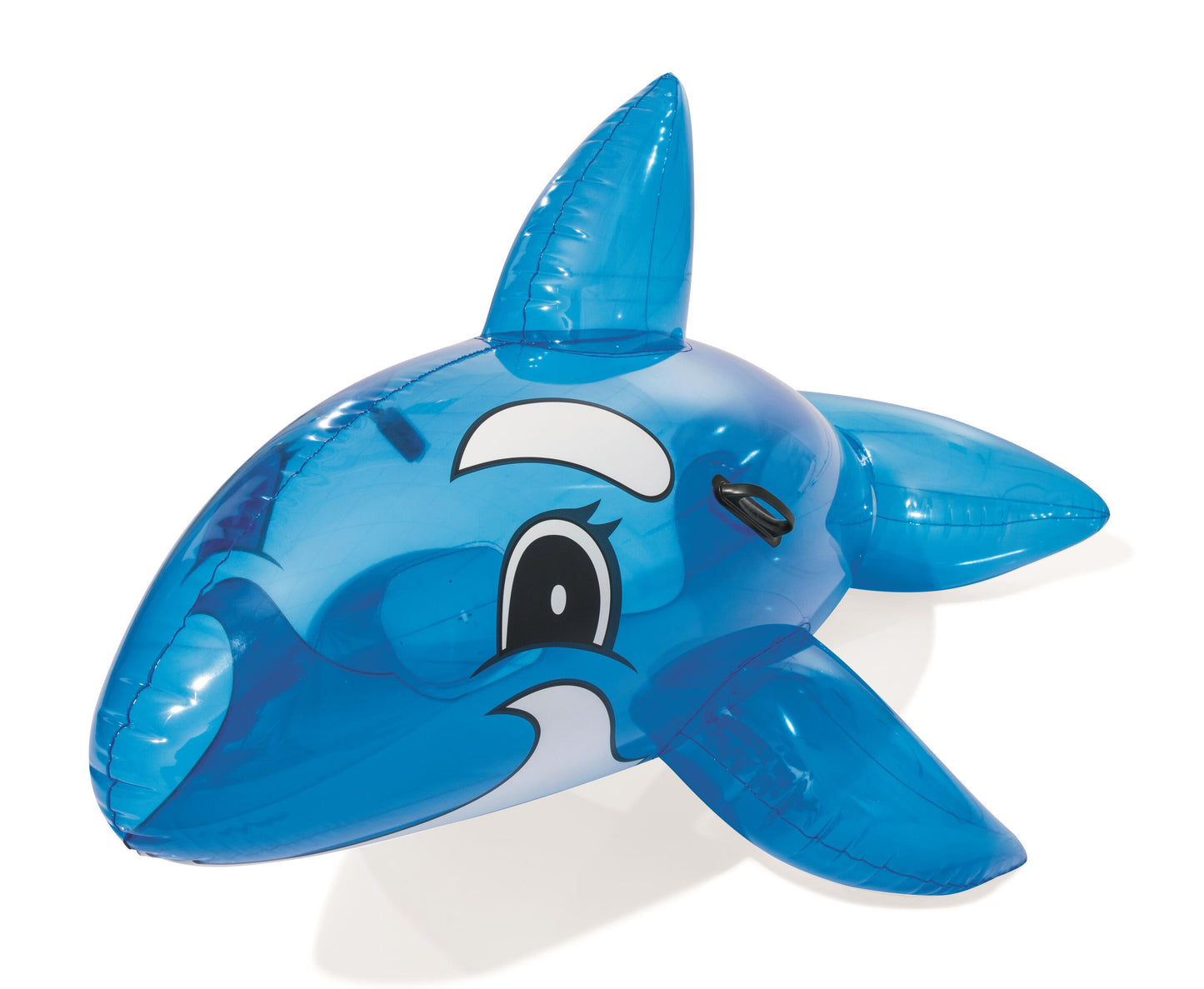 Bestway 1.57m x 94cm Whale Ride-on (Contents: 1 Ride-on, Repair Patch) - Age 3+