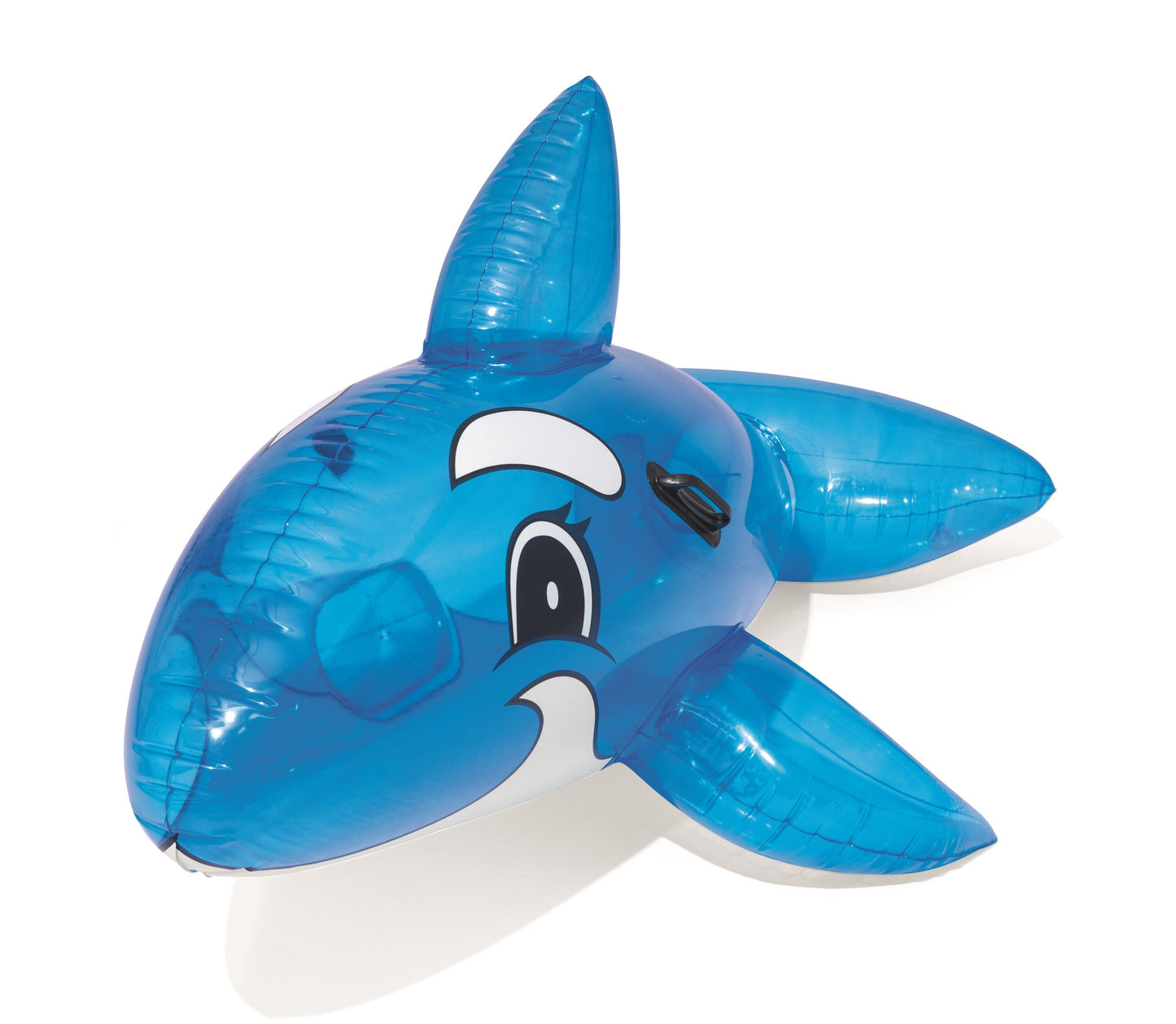 Bestway 1.57m x 94cm Whale Ride-on (Contents: 1 Ride-on, Repair Patch) - Age 3+