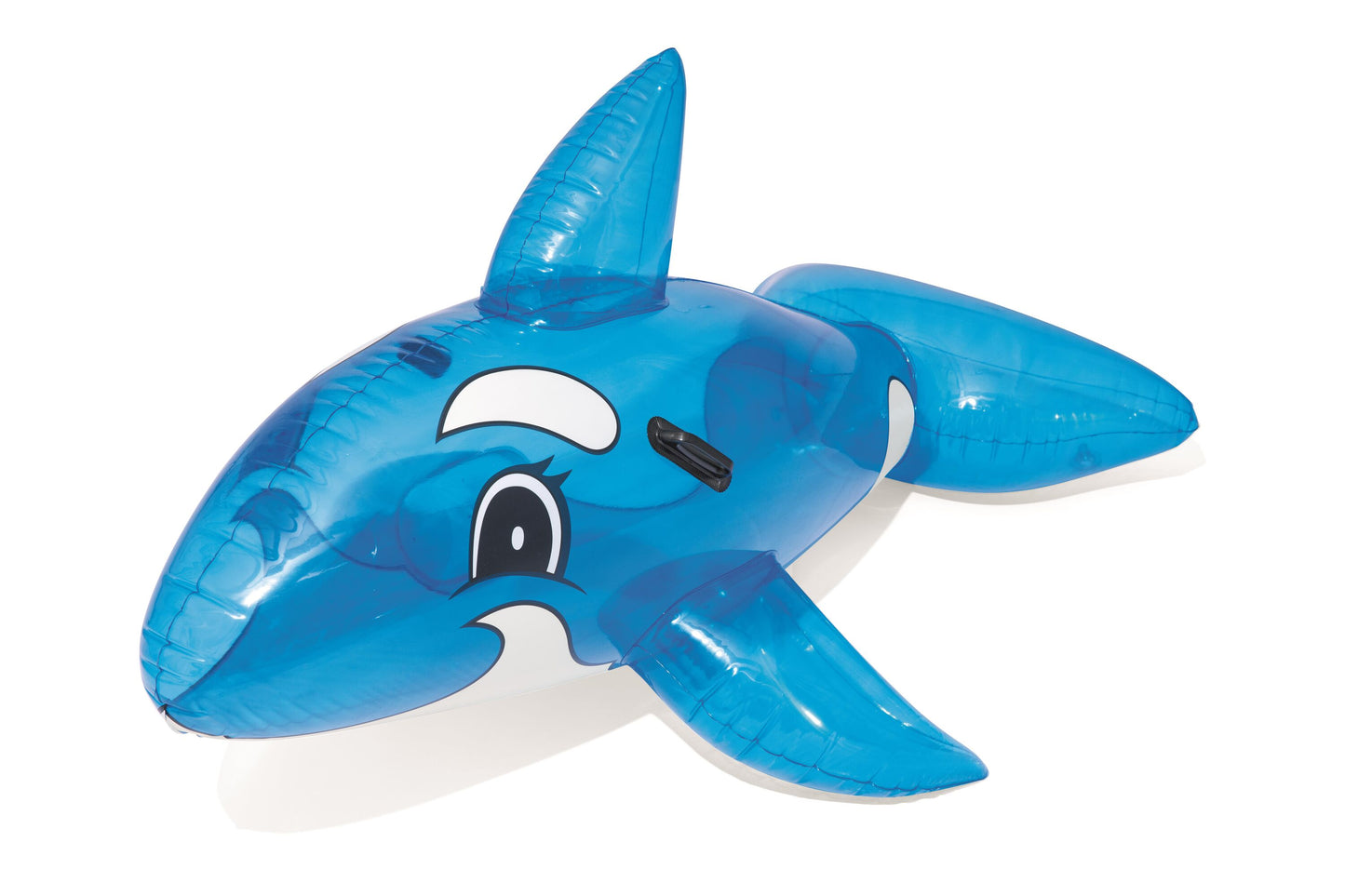 Bestway 1.57m x 94cm Whale Ride-on (Contents: 1 Ride-on, Repair Patch) - Age 3+