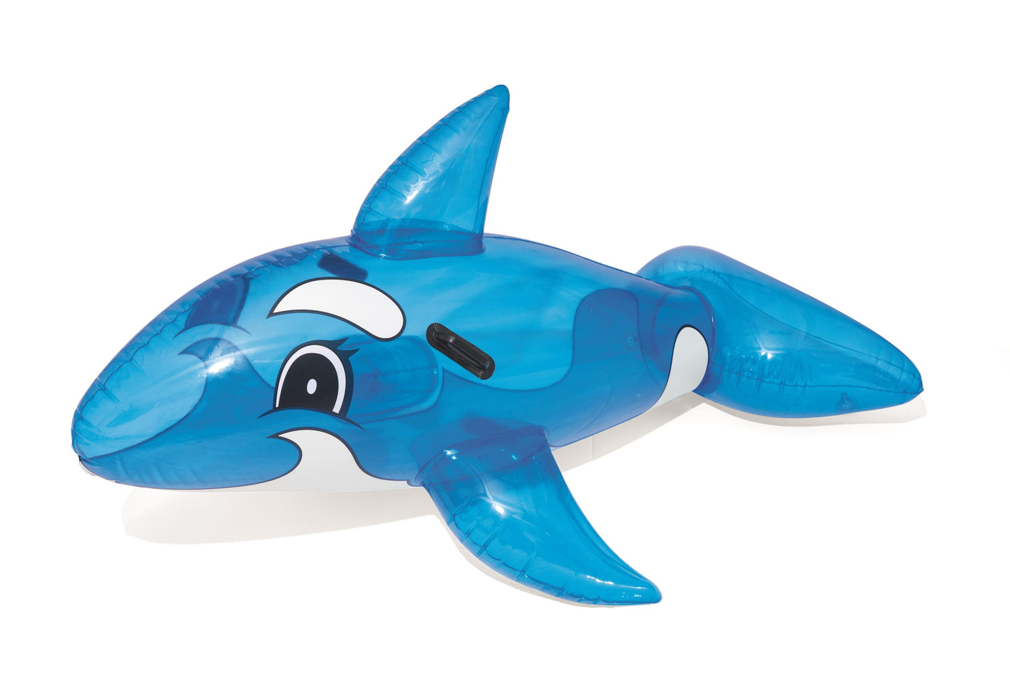 Bestway 1.57m x 94cm Whale Ride-on (Contents: 1 Ride-on, Repair Patch) - Age 3+