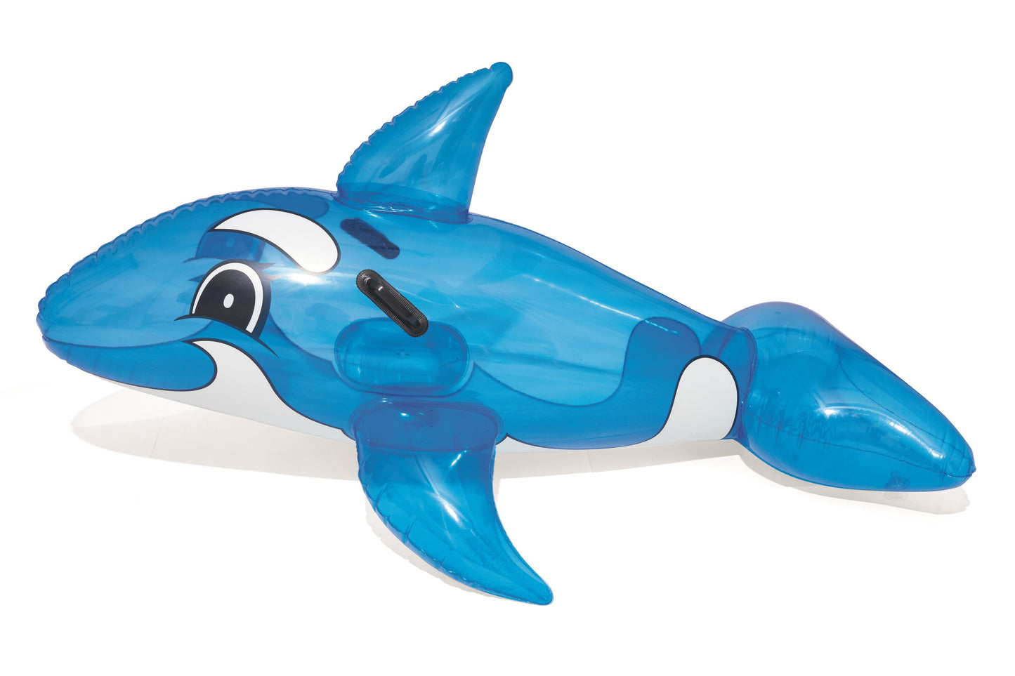 Bestway 1.57m x 94cm Whale Ride-on (Contents: 1 Ride-on, Repair Patch) - Age 3+