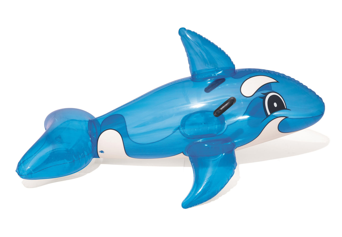 Bestway 1.57m x 94cm Whale Ride-on (Contents: 1 Ride-on, Repair Patch) - Age 3+