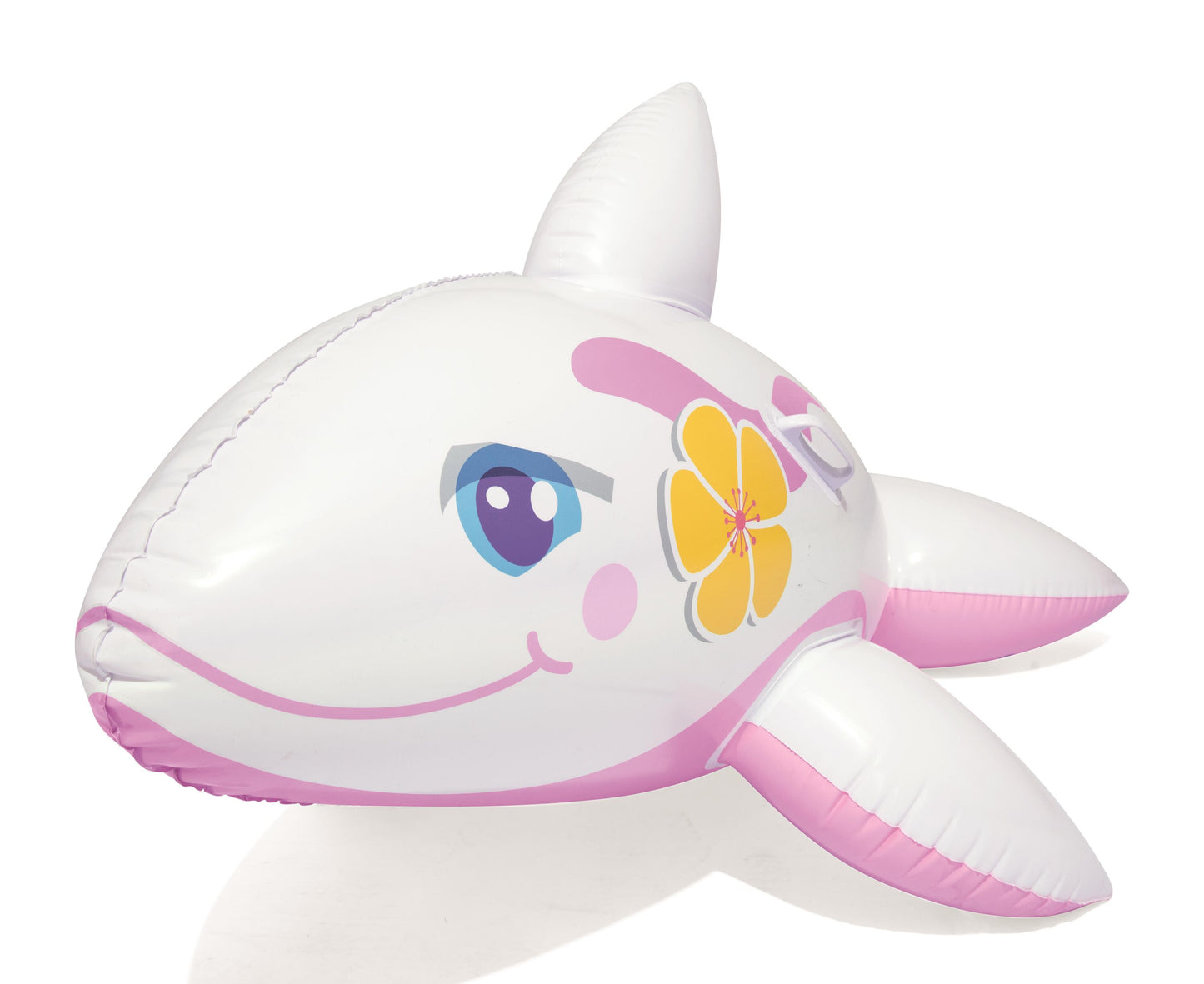 Bestway 1.57m x 94cm Whale Ride-on (Contents: 1 Ride-on, Repair Patch) - Age 3+