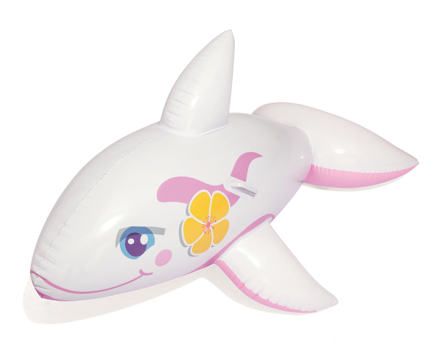 Bestway 1.57m x 94cm Whale Ride-on (Contents: 1 Ride-on, Repair Patch) - Age 3+
