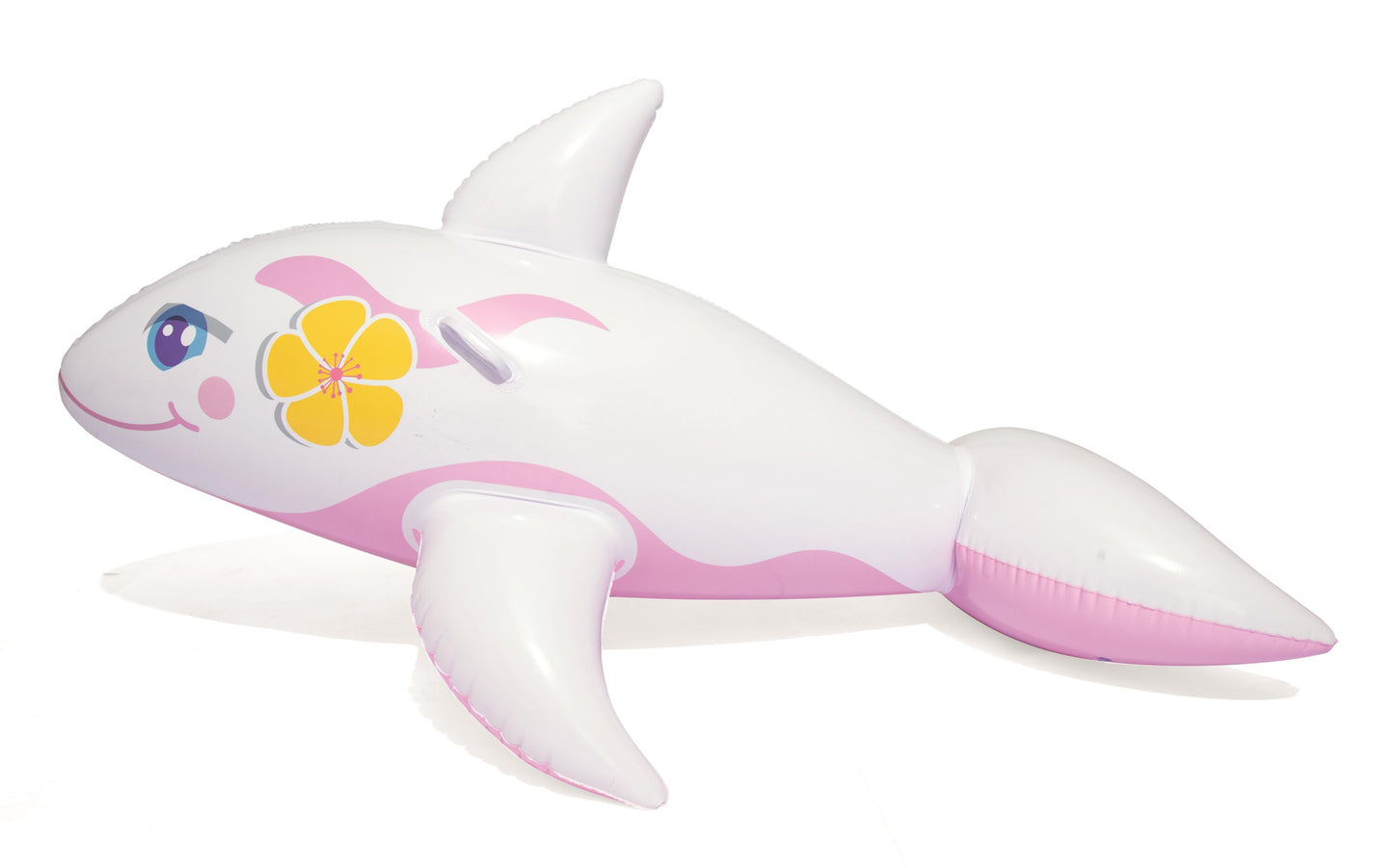 Bestway 1.57m x 94cm Whale Ride-on (Contents: 1 Ride-on, Repair Patch) - Age 3+