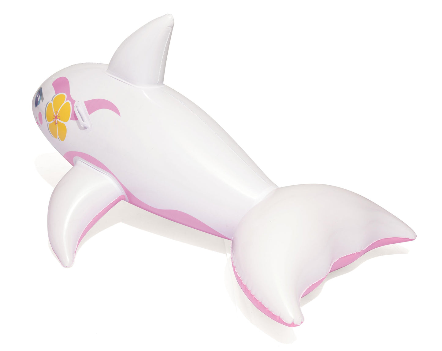 Bestway 1.57m x 94cm Whale Ride-on (Contents: 1 Ride-on, Repair Patch) - Age 3+
