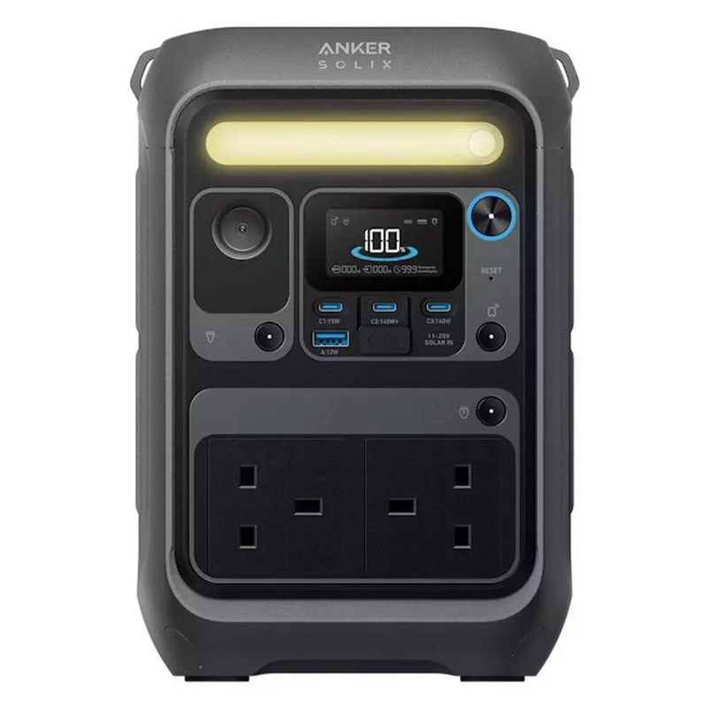 Anker SOLIX C300X AC Portable Power Station - 300W / 288Wh / USB-C / USB-A - Black
