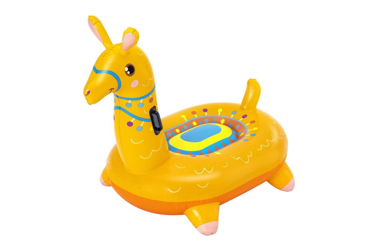 Bestway 1.29M X 1.10M Llama Kiddie Ride-On (Contents:1 Ride-On, Repair Patch) Age 3+