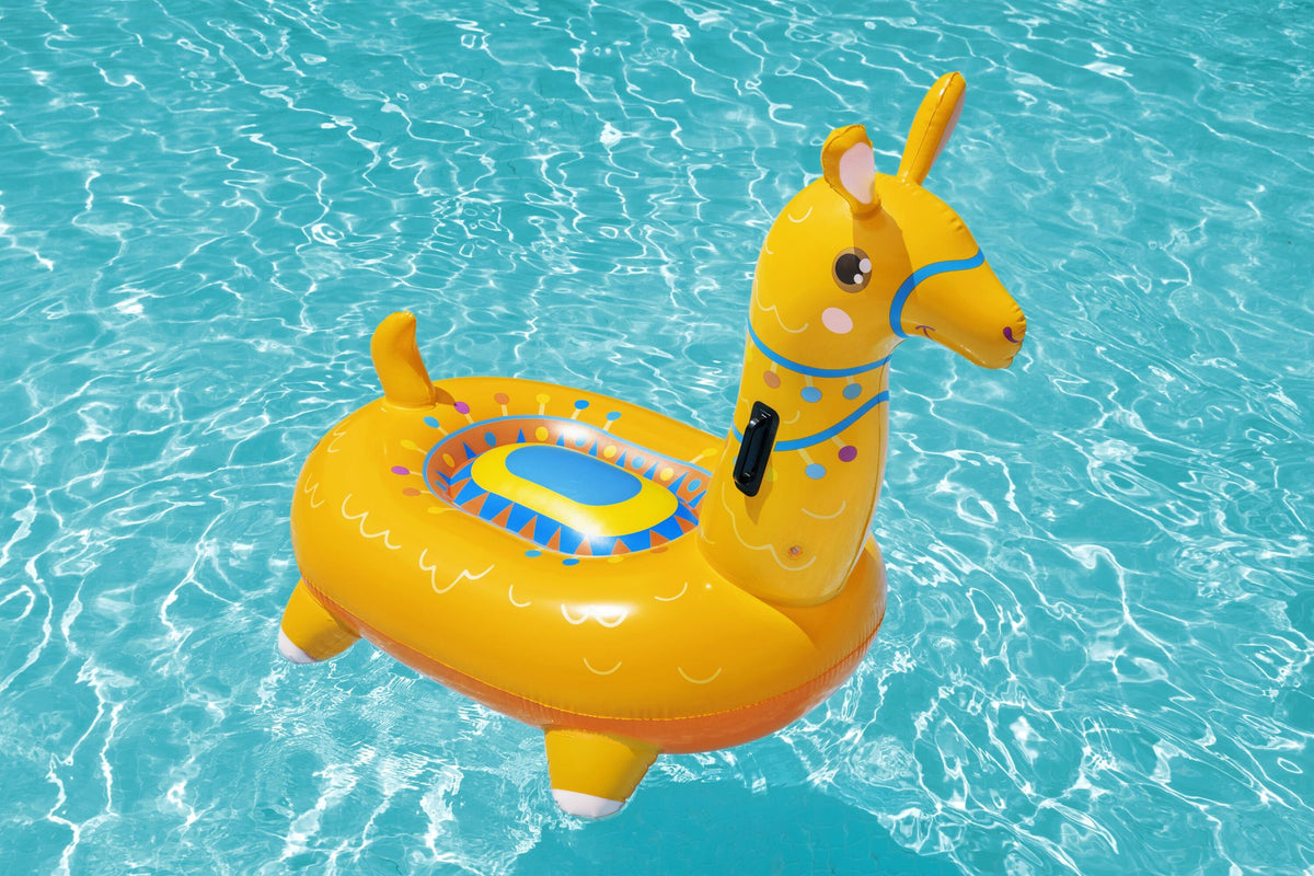 Bestway 1.29M X 1.10M Llama Kiddie Ride-On (Contents:1 Ride-On, Repair Patch) Age 3+