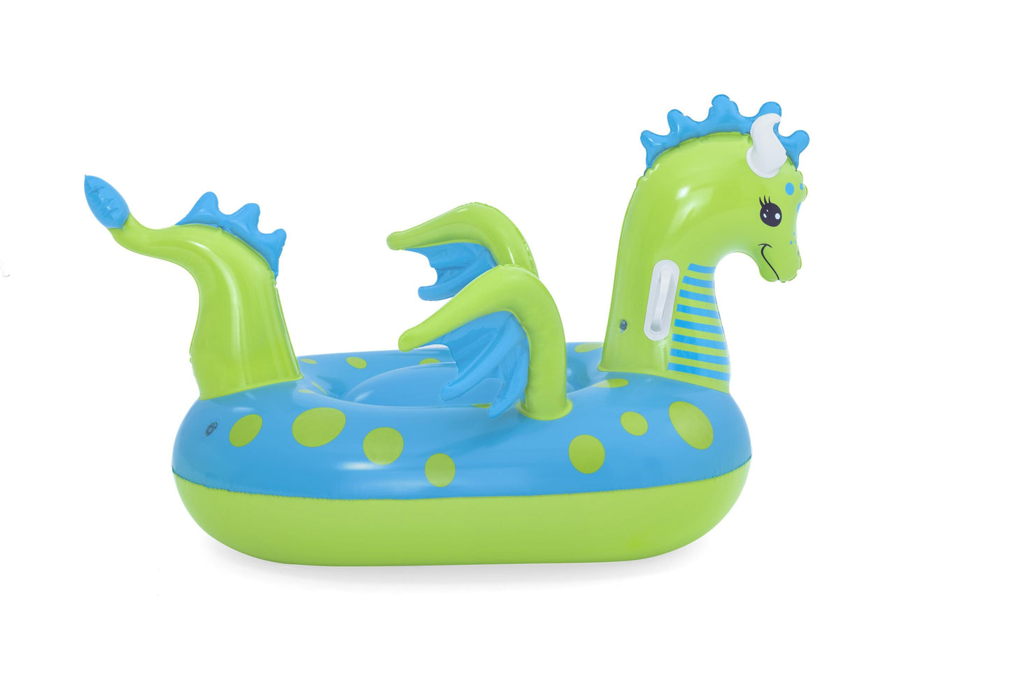 Bestway 1.34m x 1.42m Fantasy Dragon Ride-On (1 Ride-On, Repair Patch) - Age 3+