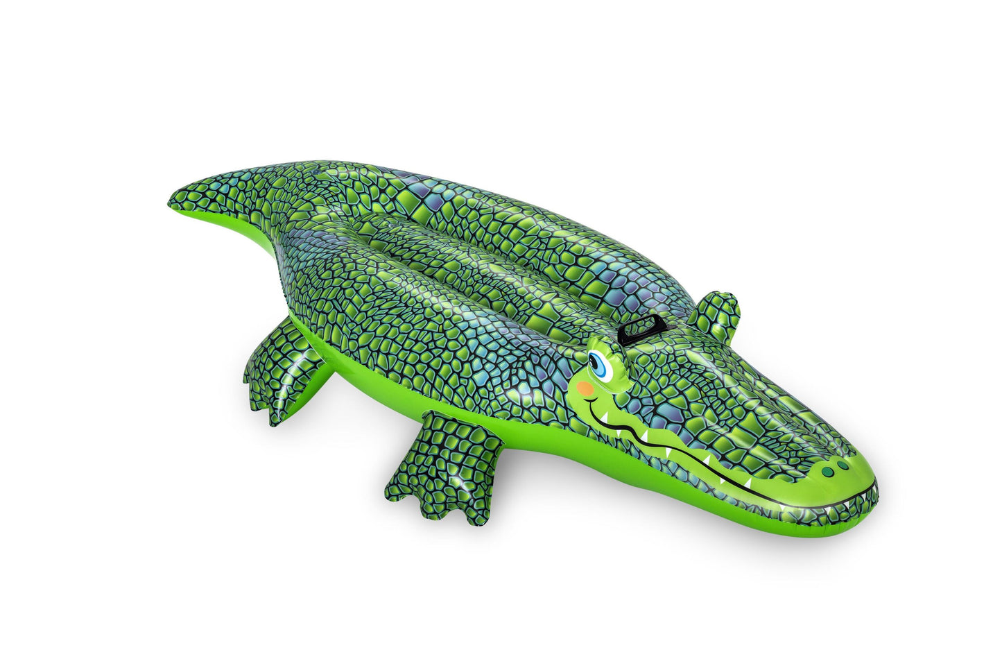 Bestway 1.52m x 71cm Buddy Croc Ride-On (Contents: 1 Ride-On, Repair Patch) - Age 3+