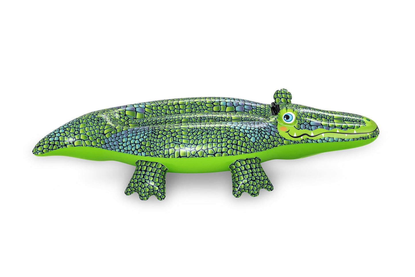 Bestway 1.52m x 71cm Buddy Croc Ride-On (Contents: 1 Ride-On, Repair Patch) - Age 3+