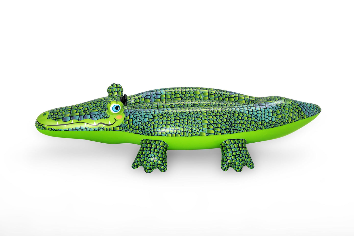 Bestway 1.52m x 71cm Buddy Croc Ride-On (Contents: 1 Ride-On, Repair Patch) - Age 3+
