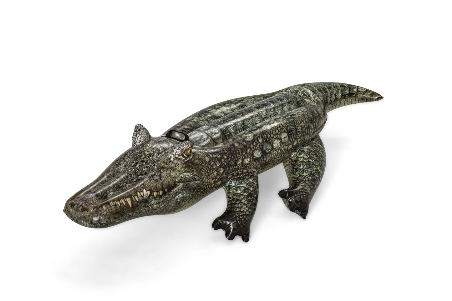 Bestway 1.93m x 94cm Realistic Reptile Ride-On (Contents: 1 Rider-On, Repair Patch) - Age 3+