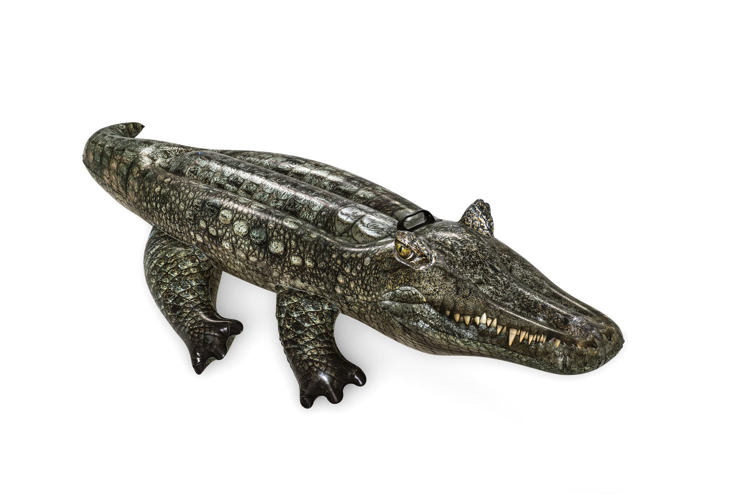 Bestway 1.93m x 94cm Realistic Reptile Ride-On (Contents: 1 Rider-On, Repair Patch) - Age 3+