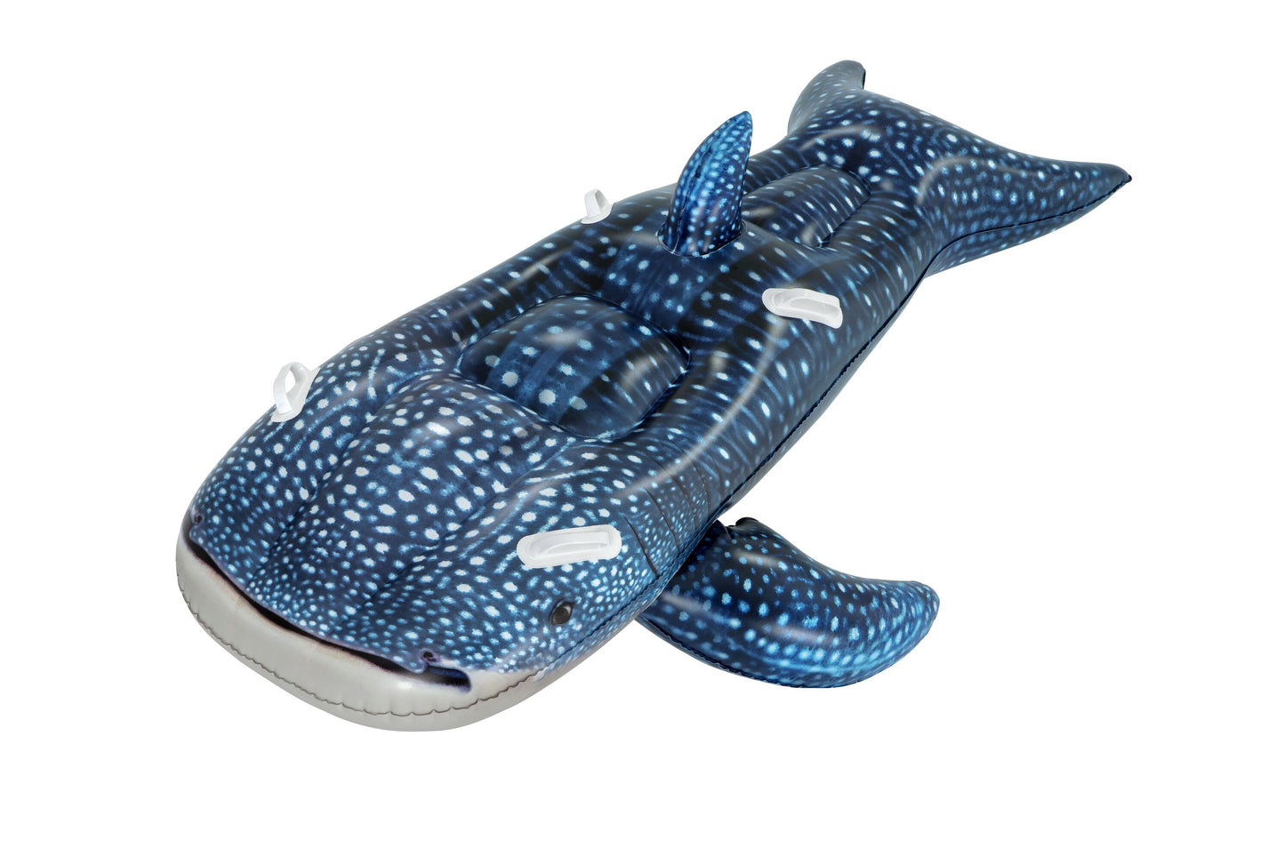 Bestway 1.93m x 1.22m Whaletastic Wonders Ride-On (Contents: 1 Rider-On, Repair Patch) - Age 3+