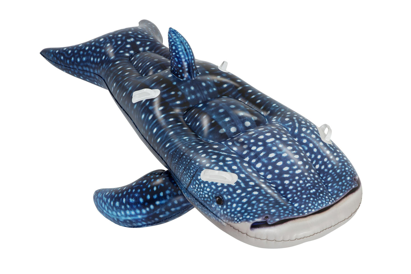 Bestway 1.93m x 1.22m Whaletastic Wonders Ride-On (Contents: 1 Rider-On, Repair Patch) - Age 3+