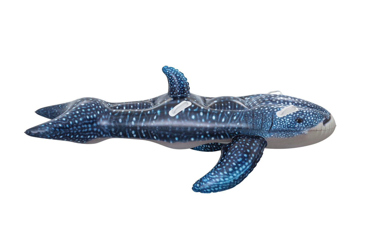 Bestway 1.93m x 1.22m Whaletastic Wonders Ride-On (Contents: 1 Rider-On, Repair Patch) - Age 3+
