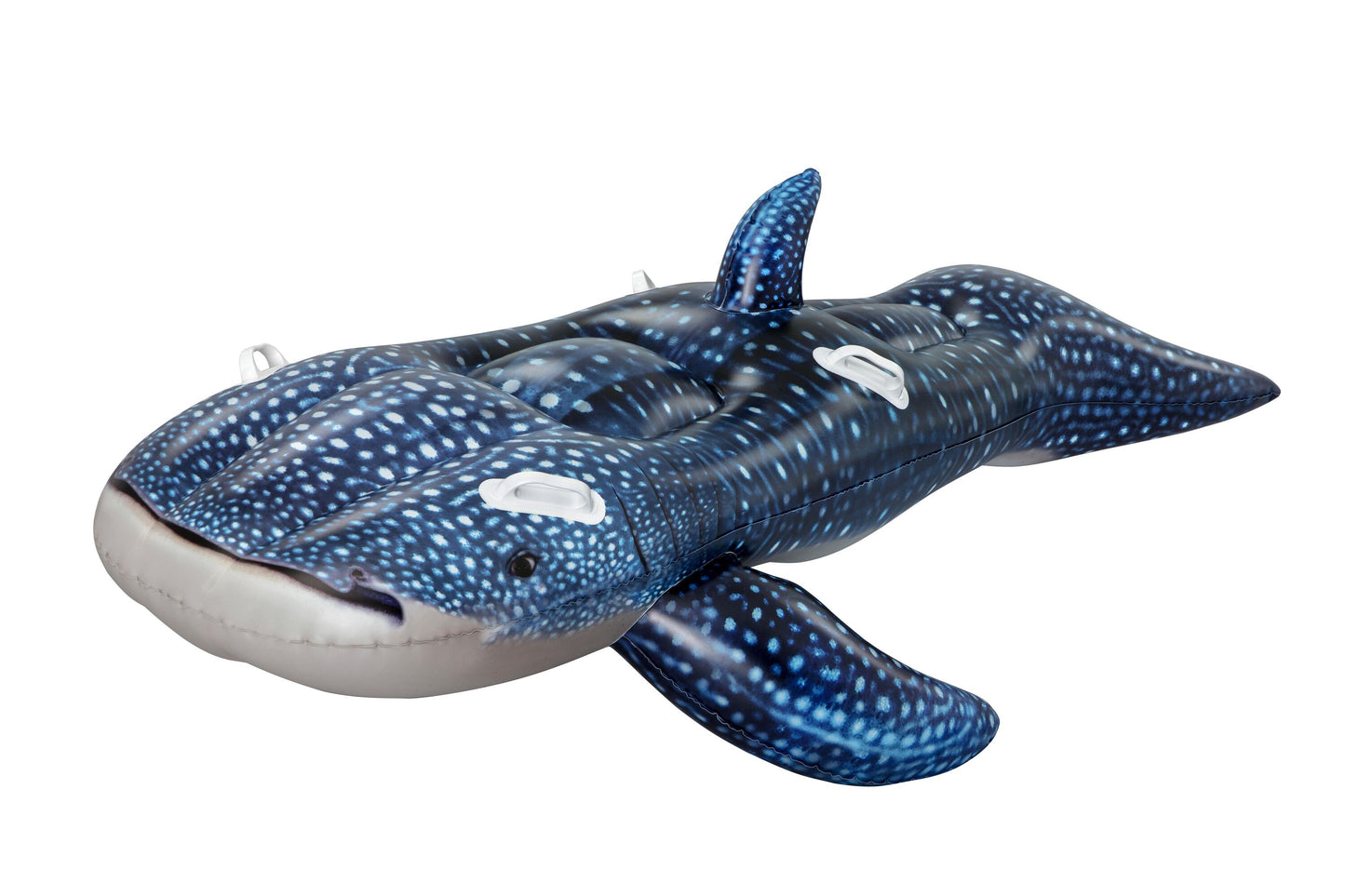 Bestway 1.93m x 1.22m Whaletastic Wonders Ride-On (Contents: 1 Rider-On, Repair Patch) - Age 3+
